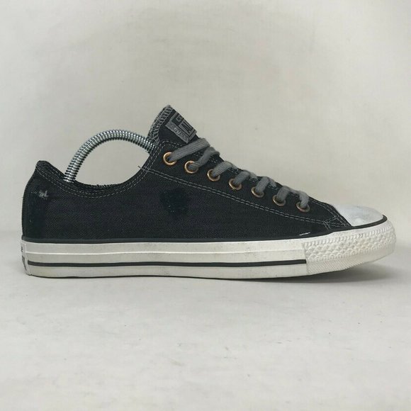 Converse Mens CT All Star Ox 142207C Black Sneaker Shoes Lace Up Size M 9 W 11